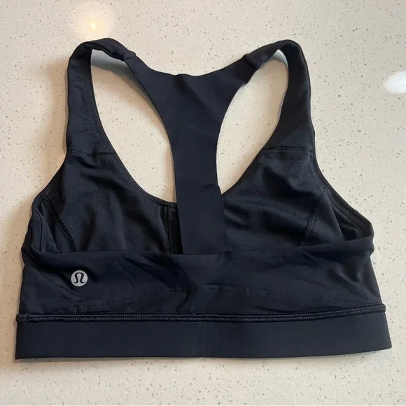 SOLD Lululemon Break Free Bra Soul Cycle in Black Size 4 - Picture 5 of 6
